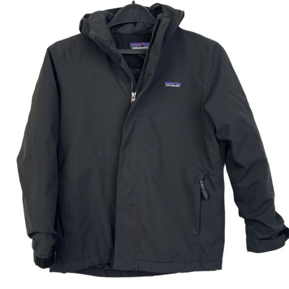 Patagonia KIDS Medium H2NO Waterproof Poly Fill Puffer Hooded Full Zip Jacket